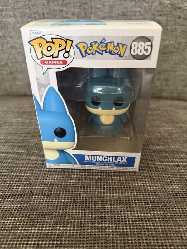 Funko Pop! Games Pokémon Munchlax #885 Standard Vinyl Figure Boxed