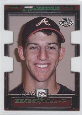 2008 TRISTAR Prospects Plus PROminent Green Die-Cut 18/50 Zeke Spruill #81 0a1