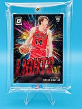2024 Donruss Optic #6 Lights Out Red & Gold International Matas Buzelis /99 (RC)