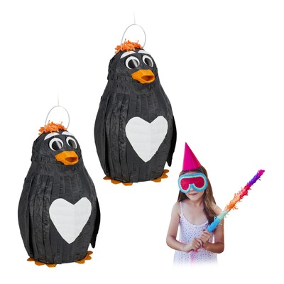 Pinata pinguin 130 g schwarz Pinguin Piñata Geburtstags-Piñata Party Pinata
