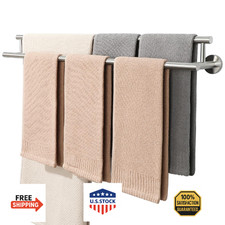 Alise 32" Brushed Nickel Double Towel Bar Wall Mount SUS304 Stainless Steel