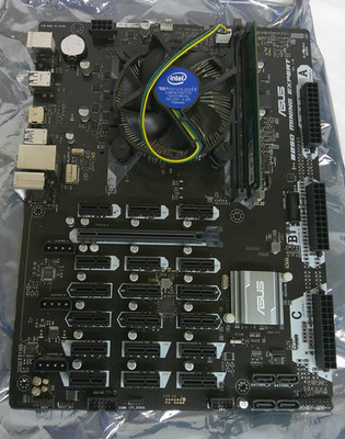 ASUS B250 Mining Expert 19 Slot Motherboard with Intel CPU and 8GB RAM Fast Ship