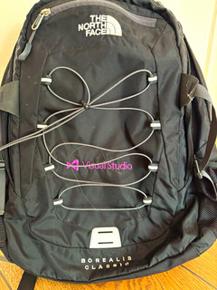 Visual Studio Branded North Face Borealis Classic Black Laptop Backpack