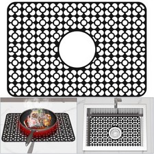 11.5x18.2 Inch Silicone Kitchen Sink Mat Heat Resistant Non-Slip Protector