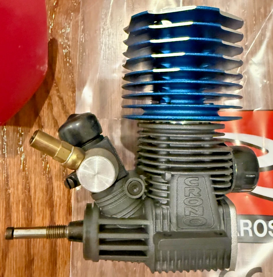 Vintage Rare Crono Novarossi Made RS-5 .21 5 Port 1/8 Offroad DLC Black Buggy - Image 4 of 4