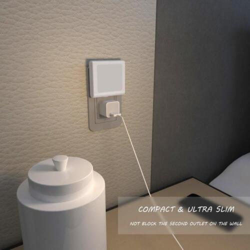 Dimmable LED Night Light Auto Dusk To Dawn Sensor Adjustable 4 Pack Warm White - Picture 4 of 7