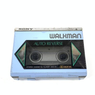 Sony WM-55 Walkman Stereo Cassette Player Vintage Tested
