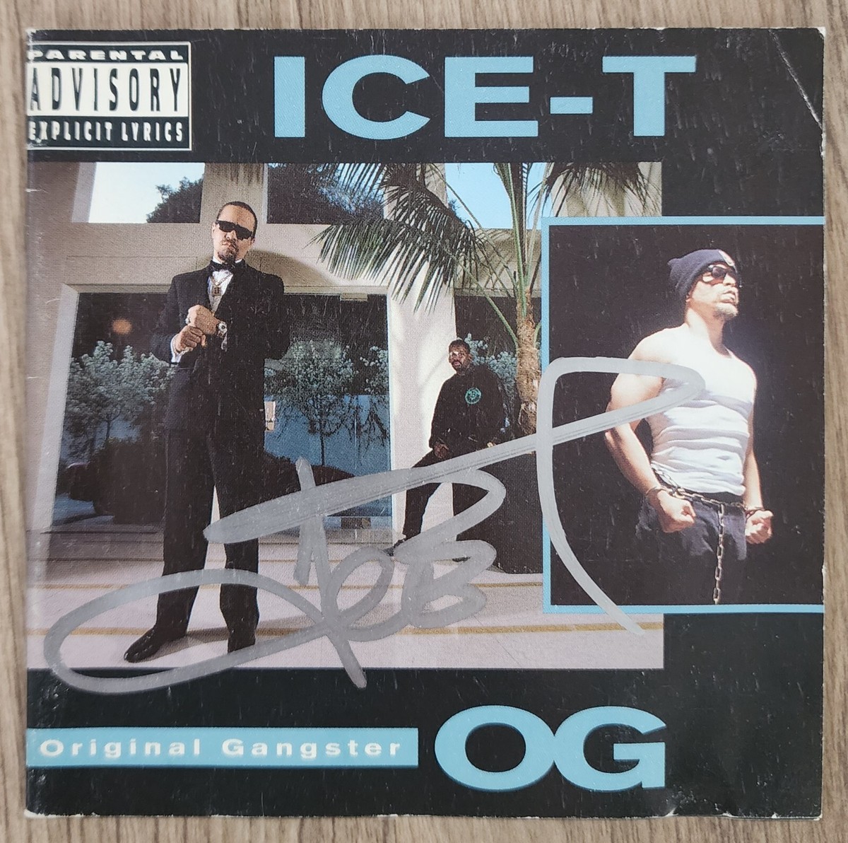 Ice-T Signed Original Gangster OG CD Booklet Album Rap Hip Hop