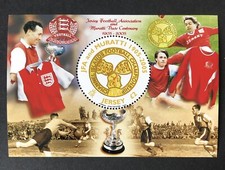 JERSEY 2005 MNH FOOTBALL ASSOCIATION MS1201 MINISHEET M/S- FREE UK P&P
