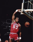 Darryl Dawkins Autographed 8x10 Philadelphia 76ers Free Shipping Deceased #S1472