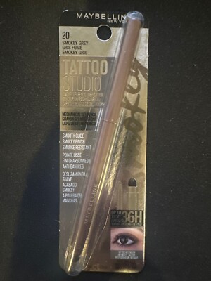 Maybelline Tattoo Studio Smokey Gel Pencil Liner - Smokey Grey 20 - NEW