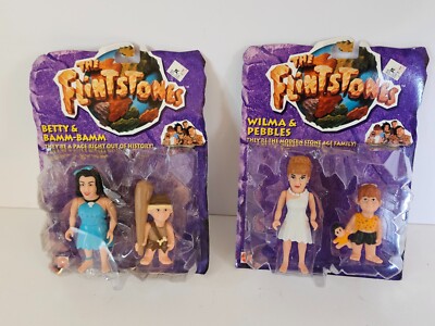 Vintage Mattel Flintstones Movie Wilma Pebbles Betty Bamm Bamm