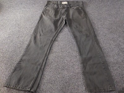 Ecko Mens Jeans 36x30 gray skinny slim straight y2k green retro denim