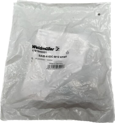 Weidmüller 1781540001 SAIB-4-IDC M12 Rundsteckverbinder 