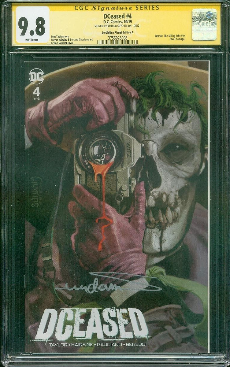 Dceased 4 CGC SS 9.8 Suydam Batman Killing Joke Homage Variant 10