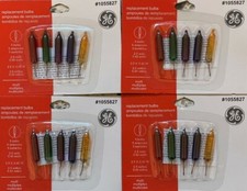 20 GE 2.5 Volt Multi-Color Mini-Light Replacement Bulbs - 1055827 - NEW