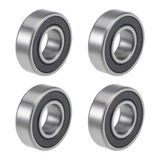 4pcs 99502H-2RS Deep Groove Ball Bearings Double Sealed Chrome Steel Bearing
