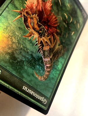 MTG Gigantosaurus FULL ART FOIL Foundations 718 NM | eBay