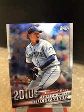 Felix Hernandez 2020 Topps Decades Best Award Winners 2010s CHROME parallel