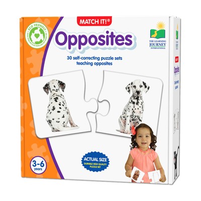 New - The Learning Journey Match It! - Opposites - Ages 3-6 | 1+ players