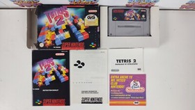 TETRIS 2 GIG PAL Version Super Nintendo New MIB No Famicom 1995 Deadstock New