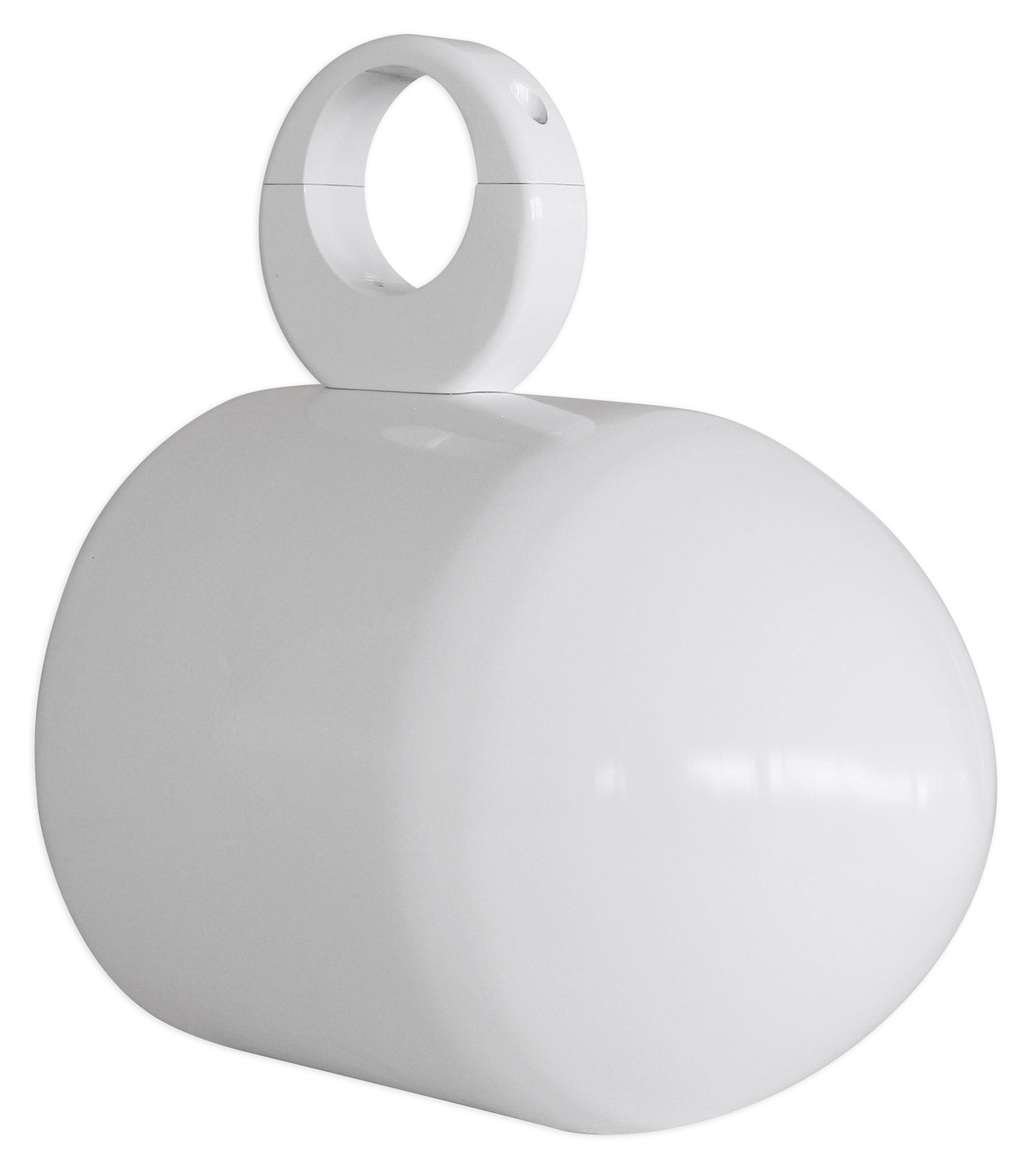 2 Лодочные колонки Rockville 65 LED с поворотным корпусом из белого алюминия для поверхностного монтажа на 360