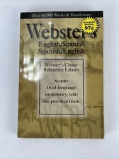 Webster's English-spanish Spanish-english Reference Library  Book Dual Language