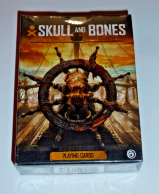 Skull And Bones video game promo playing cards deck pirate theme Ubisoft NEW!