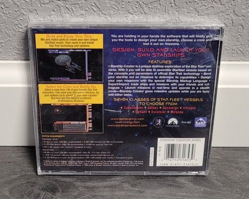 Star Trek Starship Creator CD-ROM Computer Software - Picture 2 of 4