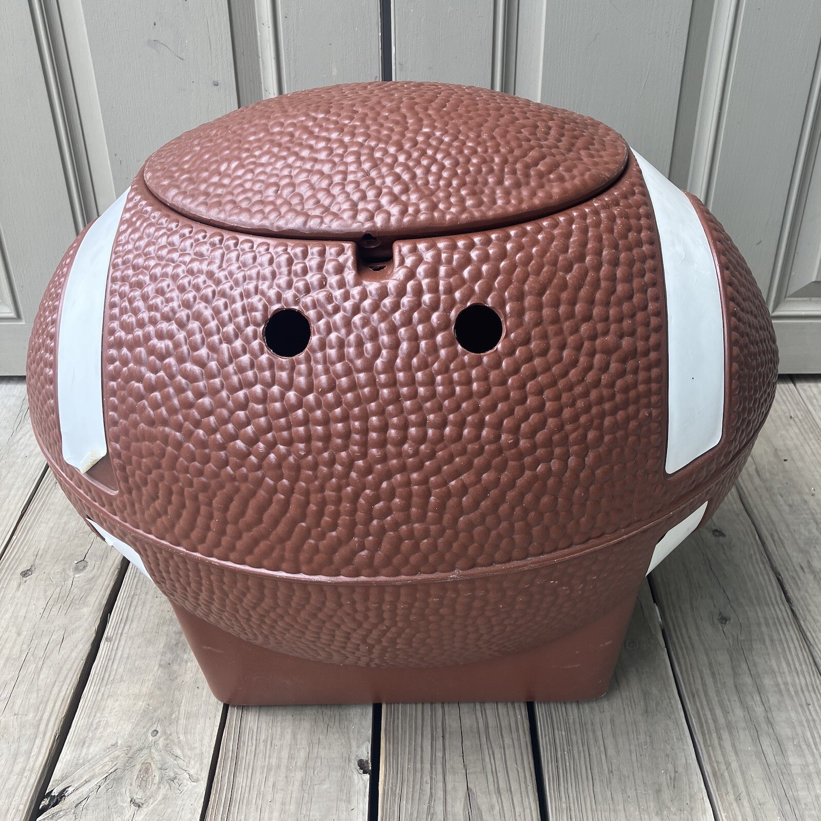 Vintage 1975 Little Tikes Football Toy Box Chest Tailgating Cooler Box