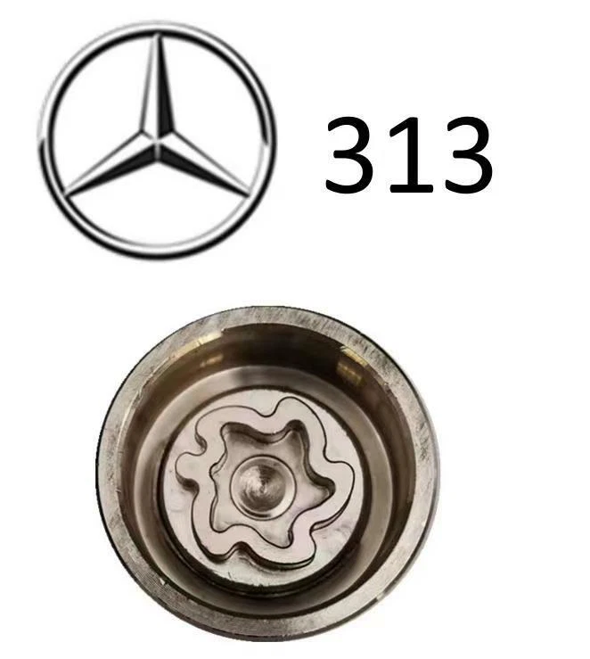 MERCEDES Locking Wheel Nut Key Code 313