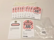 Master Lock 497A Lockout Tags (Pack of 12) Danger Do Not Operate