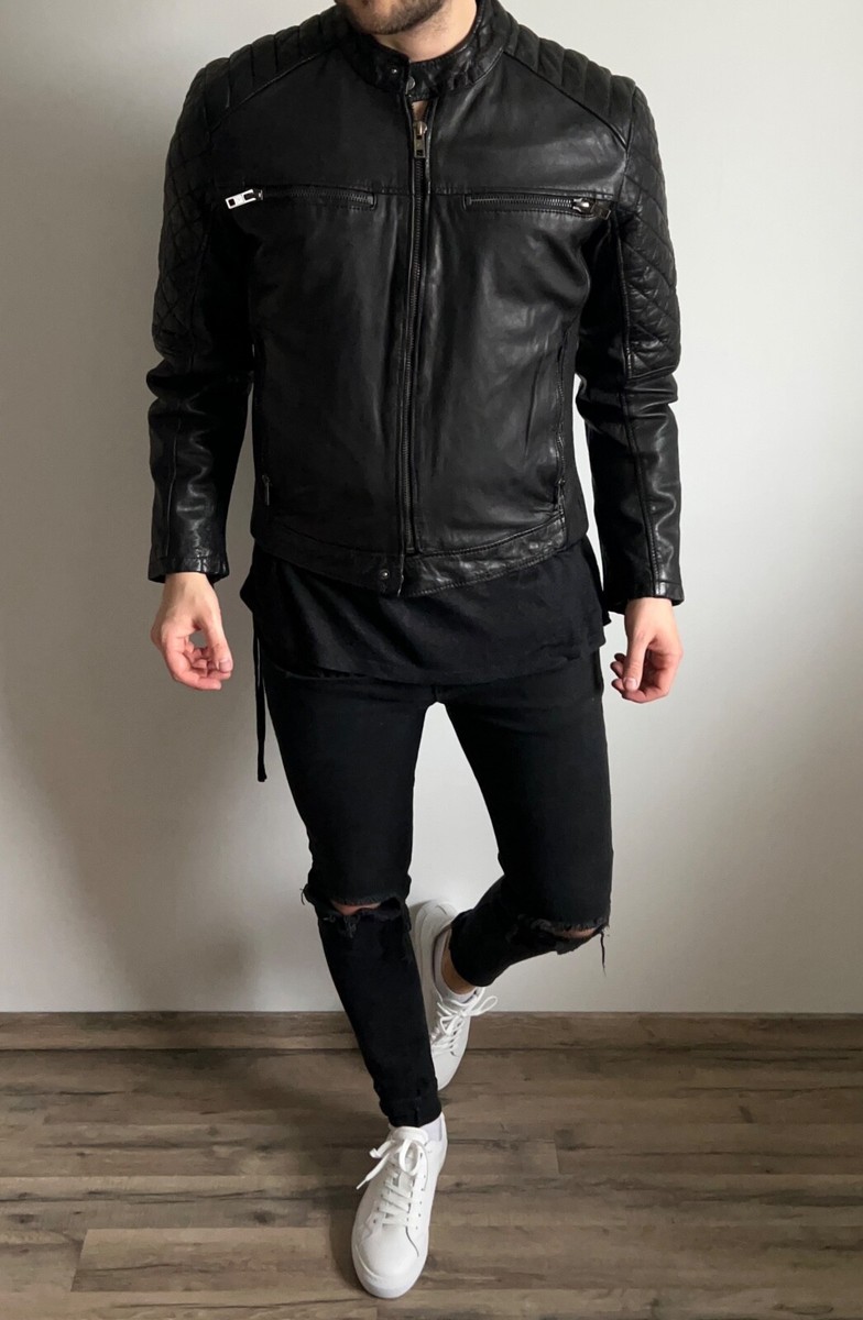 Neu Be Edgy Lederjacke MASK MOE FAR S M L XL XXL