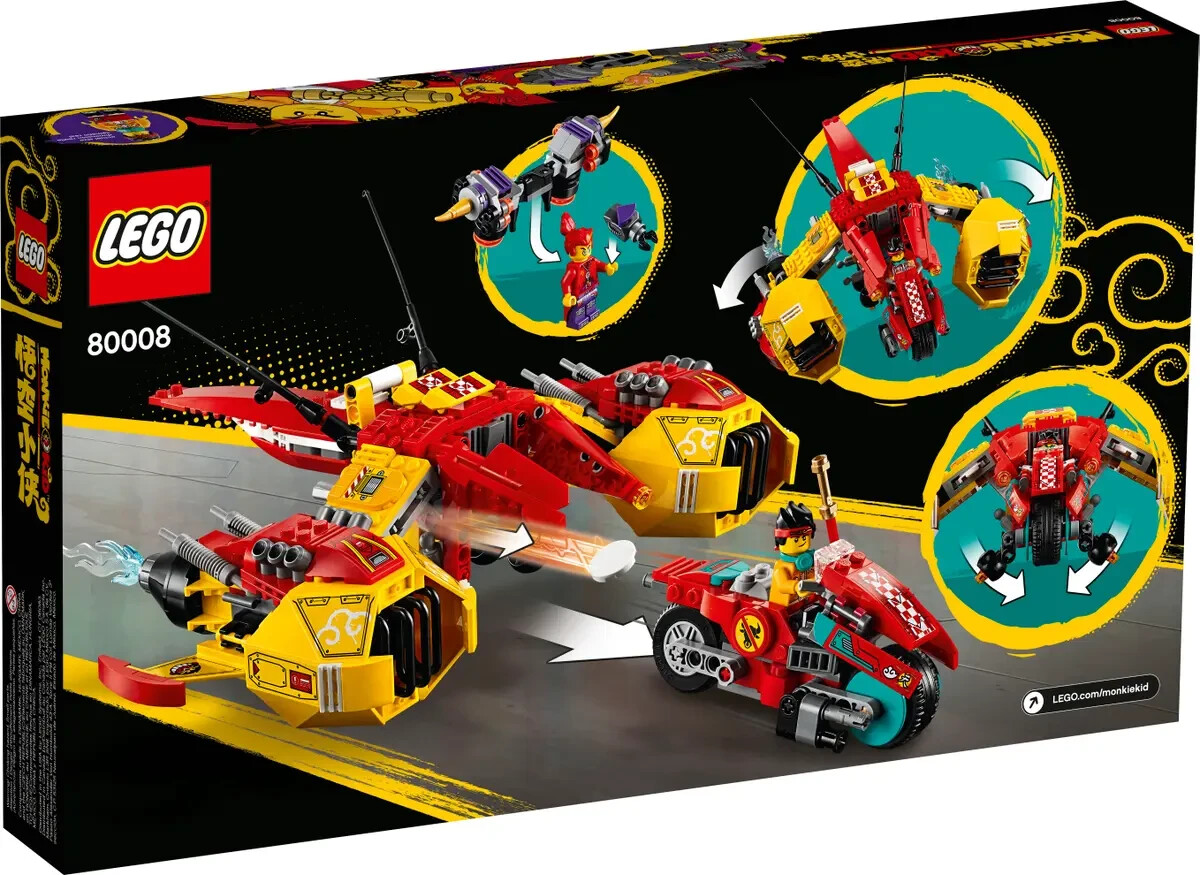 Lego Monkie Kid's Cloud Jet 80008 Monkie Kid Minifigure Building