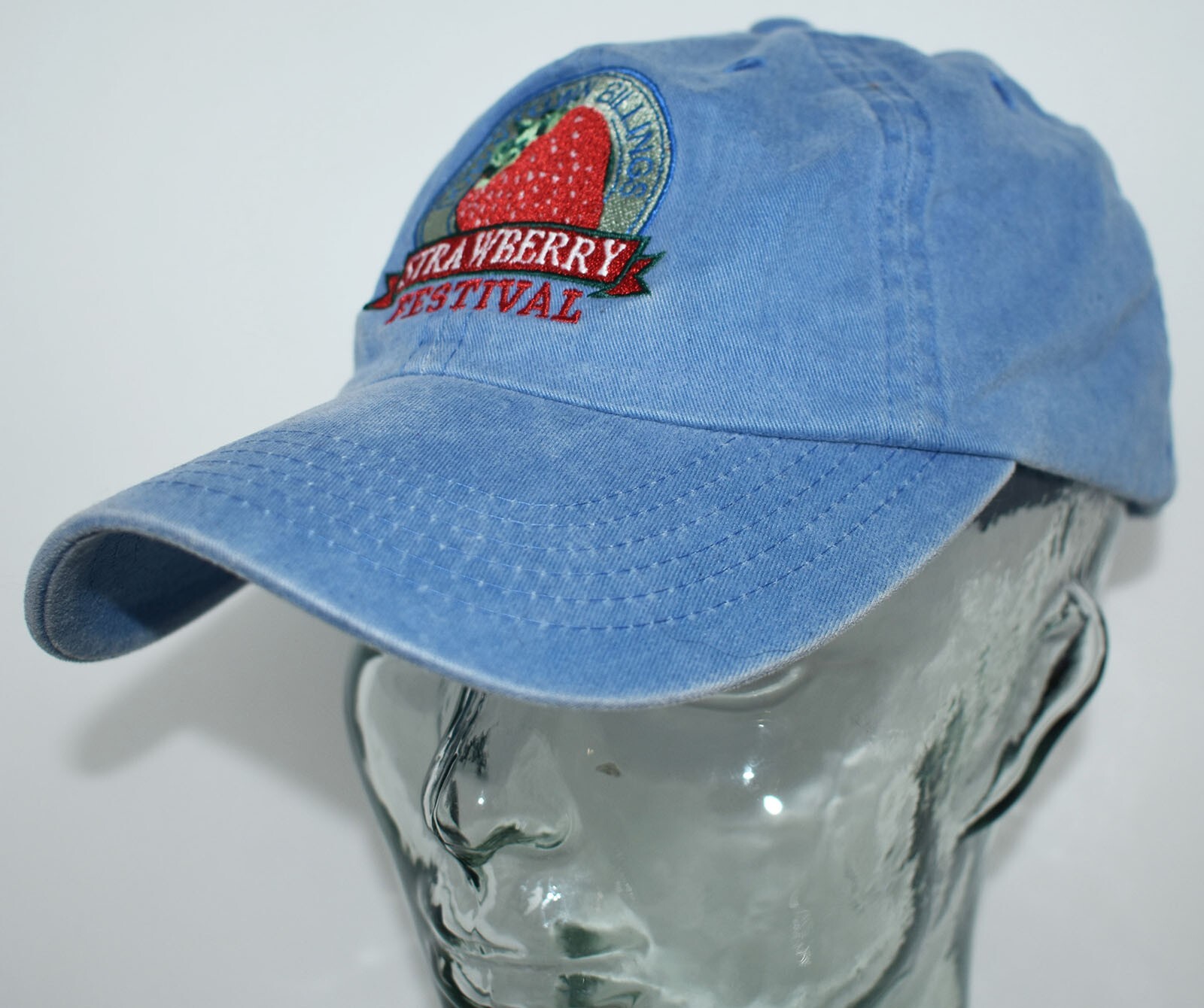 Downtown Billings Montana Strawberry Festival Blue Ad… Gem