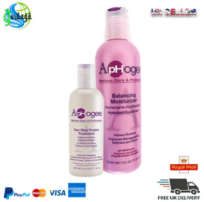 Aphogee Balancing Feuchtigkeitscreme & zweistufiges Protien Behandlungsset