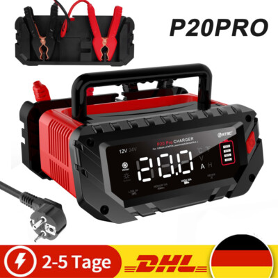 Batterie Ladegerät 10A-25A 12V 48V Auto Lithium LiFePO4 AGM GEL SLA Reparatur
