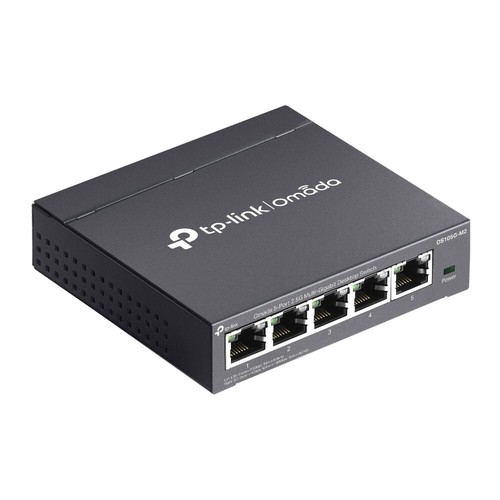TP-Link DS105G-M2 | Omada 5-Port 2.5Gbps Multi-Gigabit Unmanaged Desktop Switch - Picture 3 of 5