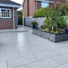 Quartz Grey Porcelain Paving Tiles - 600x900 - 20mm Patio Different Pack Sizes