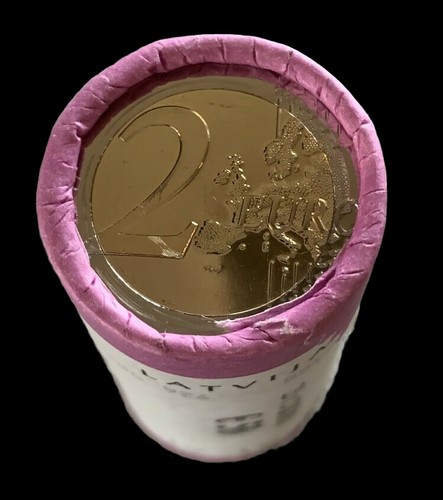 2 Euro 2023 Latvia Coin Sunflower For Ukraine - Picture 5 of 5