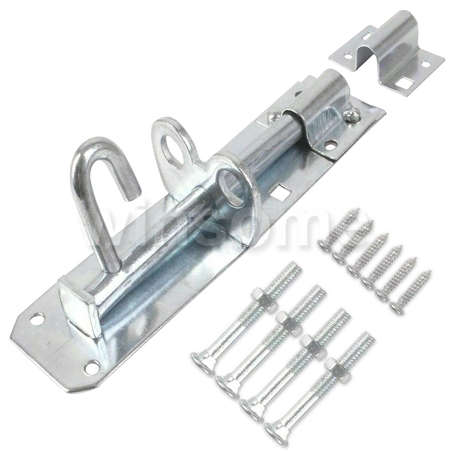 4 Inch Heavy Duty Brenton Pad Bolt Gate Latch Lock Bolt Zinc Plated Galvanized