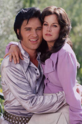 Kurt Russell as Elvis Presley Season Hubley in Elvis 1979 TV Old Photo 15