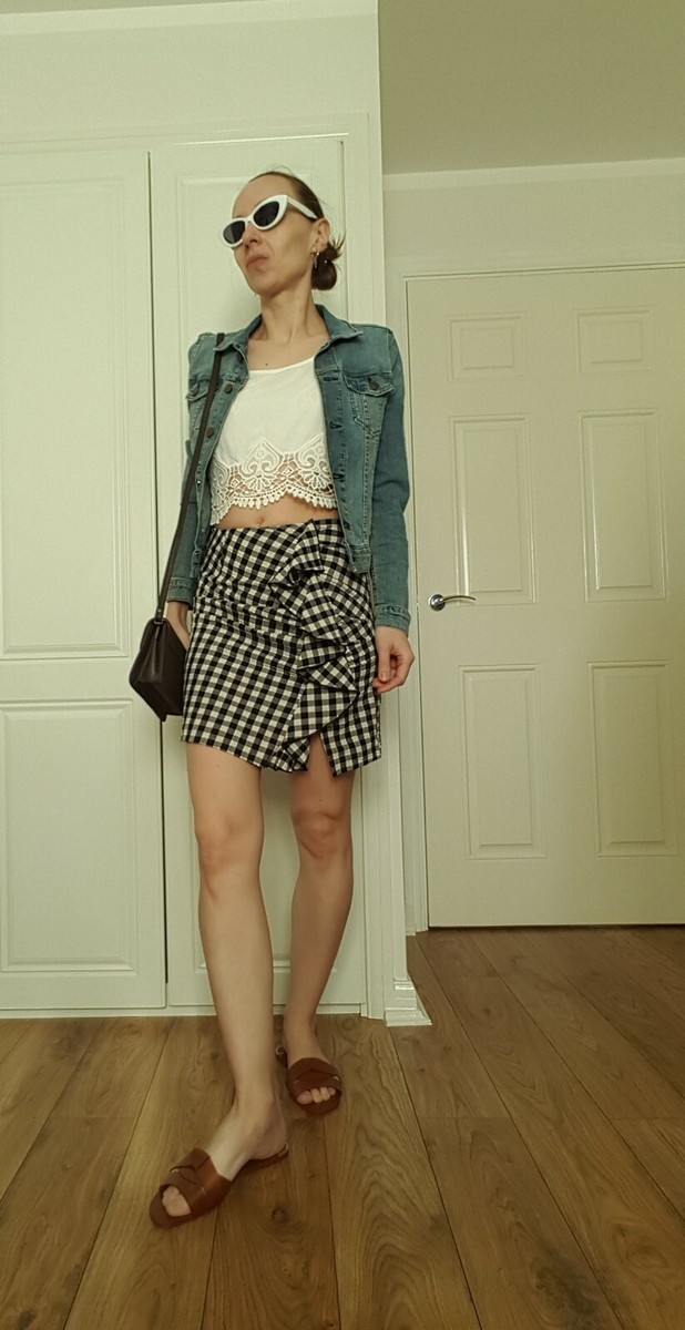 Plaid Pencil Skirt H&m Hobbs Checked Skirts For Women For Sale UK