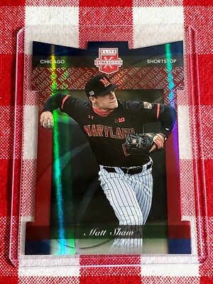 Matt Shaw 2023 Panini Elite Extra Edition Die-Cut Prime Numbers (A) 189/200 Cubs