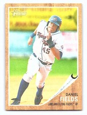2011 Topps Heritage Minor League Daniel Fields #109   Lakeland Flying Tigers