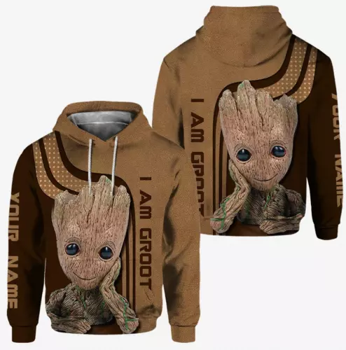 Personalized I m A Groot I m Tree Hoodie 3D All Over Print Us Size Best Price