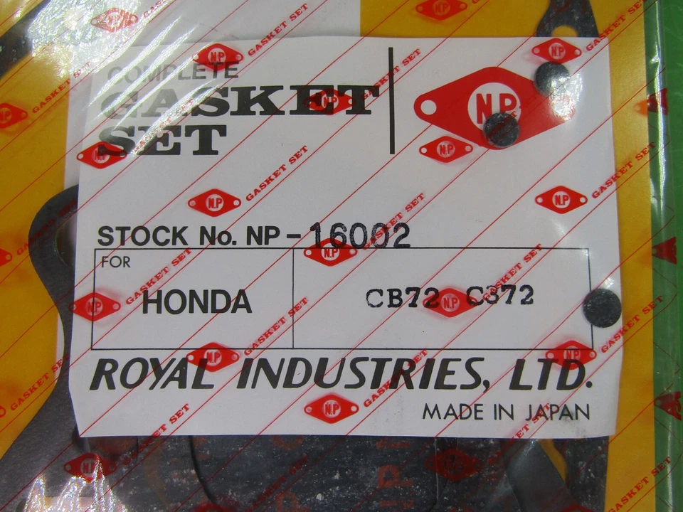 Kit completo de juntas de motor Honda CB72 CL72 CA72 250🔥NP🔥608-160🔥NOS🔥NP-16002 Foto 2 de 4