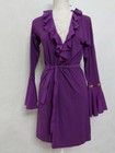 Women La Perla Short Purple Robe Modal Size IT 1/FR 38 Size small