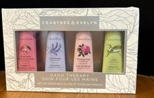 Crabtree Evelyn Gift Set 4 Piece Hand Therapy 0.09 Oz. Each New In Box