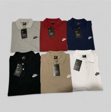 NIKE MENS SHORT SLEEVE PLAIN POLO SHIRT